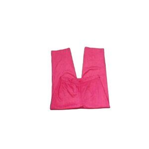 Michael Simon Size S Small Hot Pink Suede Finish Designer Pants
